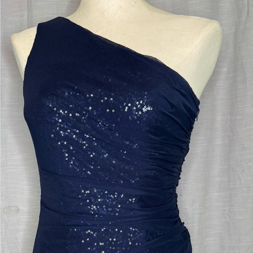 Ralph Lauren Navy Sequin Dress